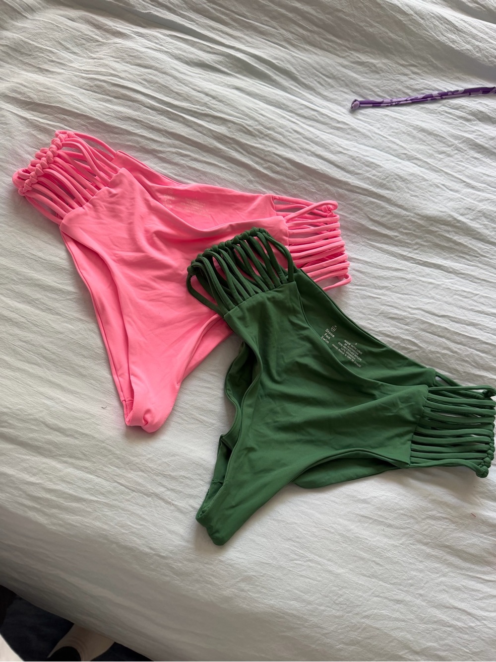 Stone fox swim bikini bottoms set of 2 - Small